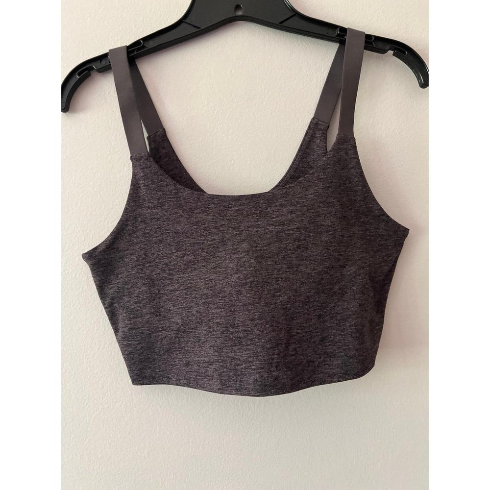 Offline by Aerie The Hugger Longline Sports Bra Brown Small